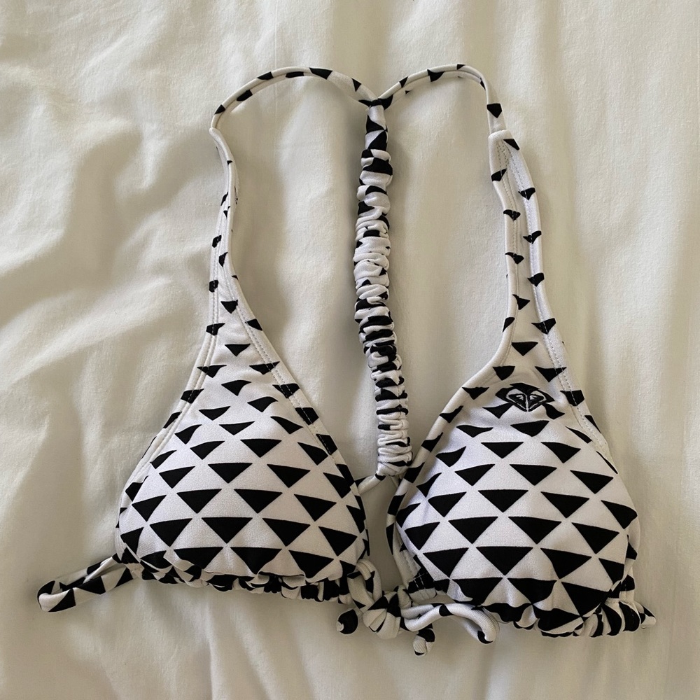 Roxy Y2k Triangle Pattern Bikini Top - image 4